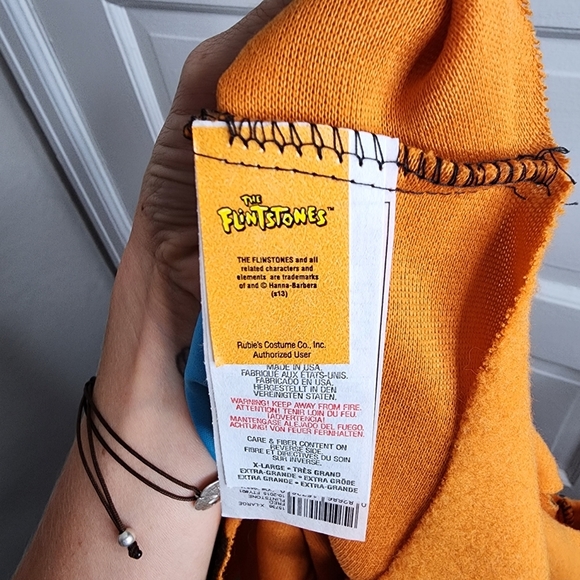 Fred Flintstone Costume XL Men's Halloween Rubies - Picture 9 of 9